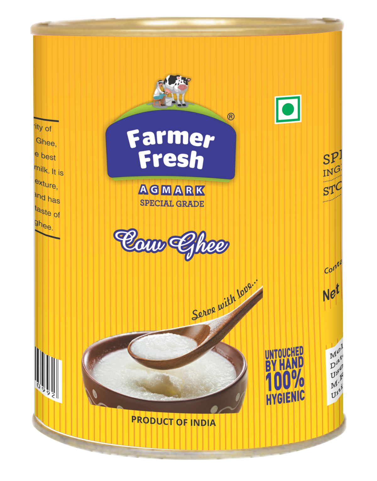 Farmer Fresh cow ghee special grade 1 ltr Tin