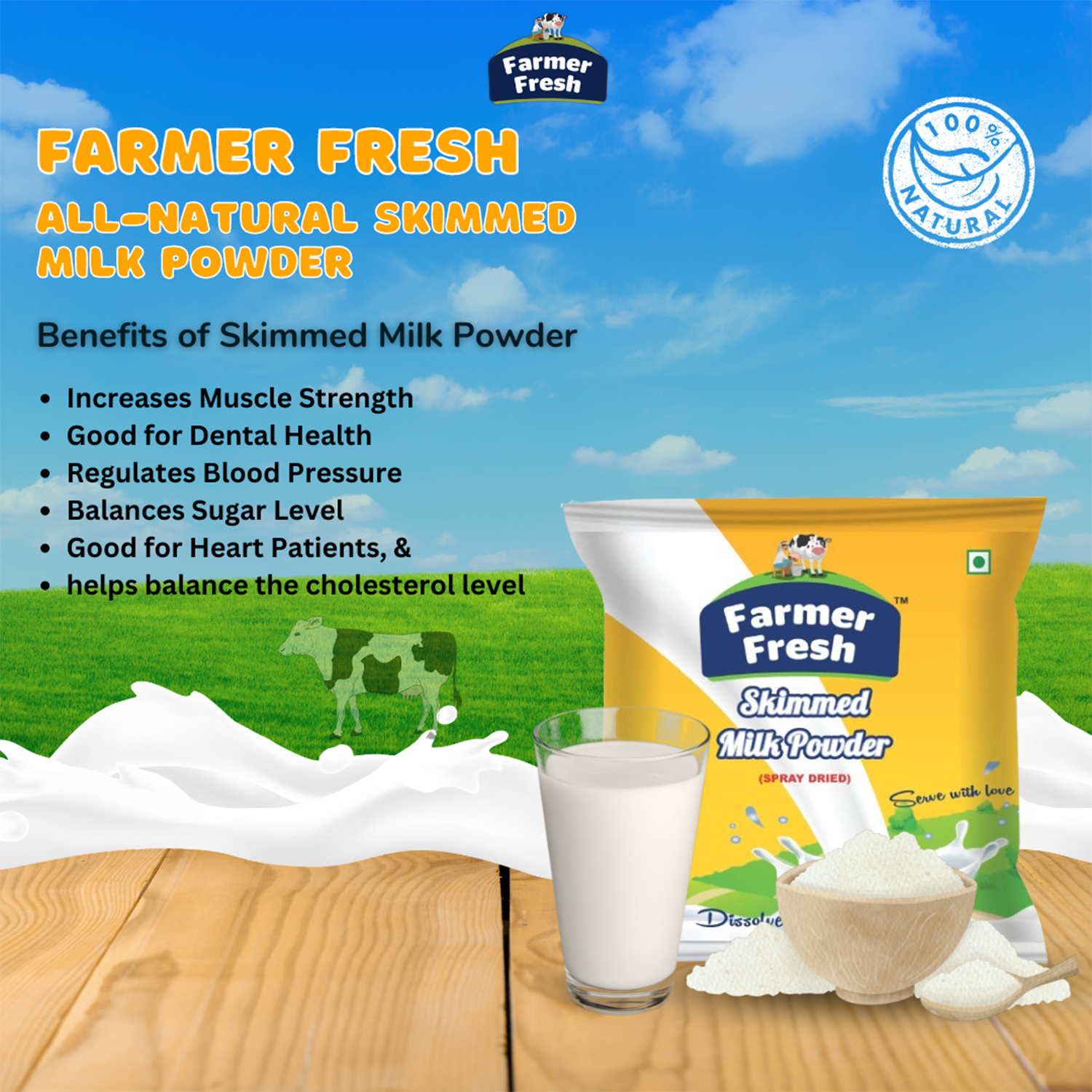 Skimmed milk powder