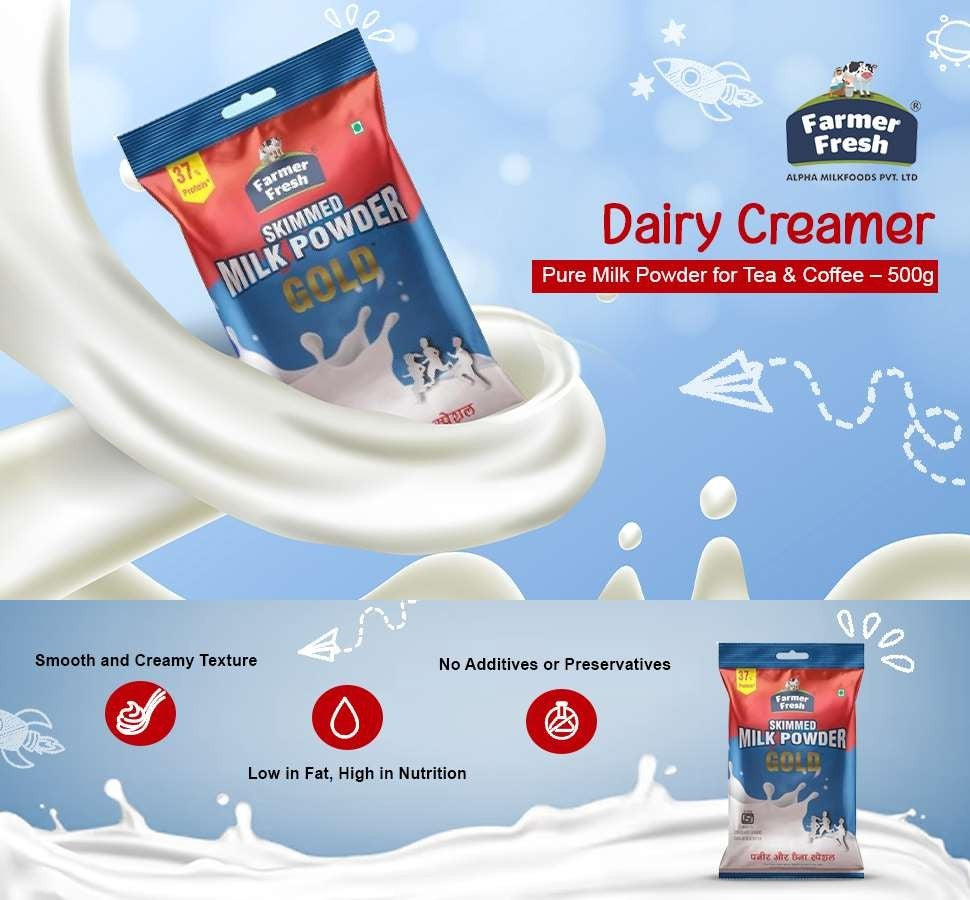 Gold Pure Skimmed Milk Powder 1kg