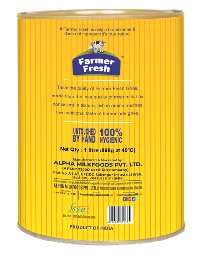 Farmer Fresh Desi Ghee Special Grade 1ltr TIin